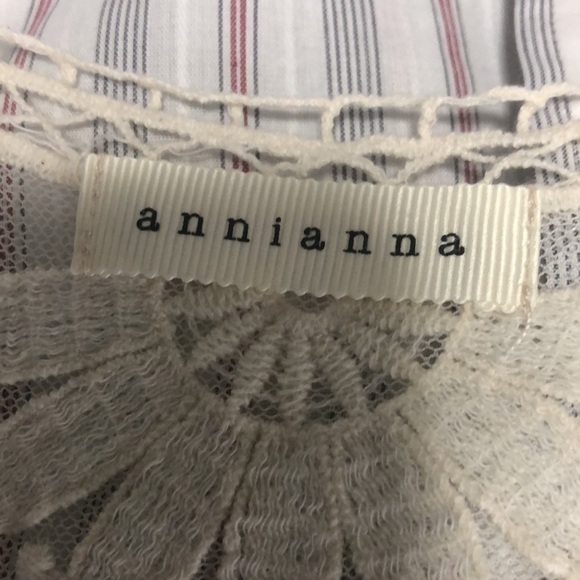 Annianna Lace See Through Tank Top S/M - Picture 4 of 5